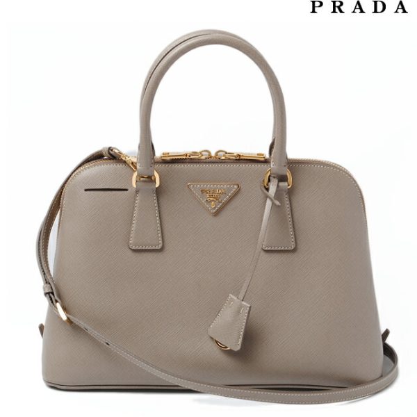 co p 158 1 Prada Handbag Saffiano Bag Greige