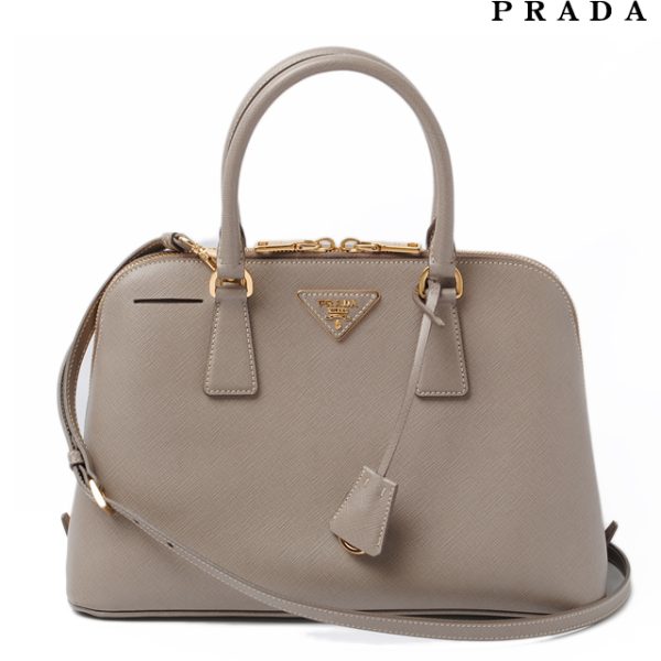 co p 158 1 Prada Handbag Shoulder Bag Saffiano Argilla Greige