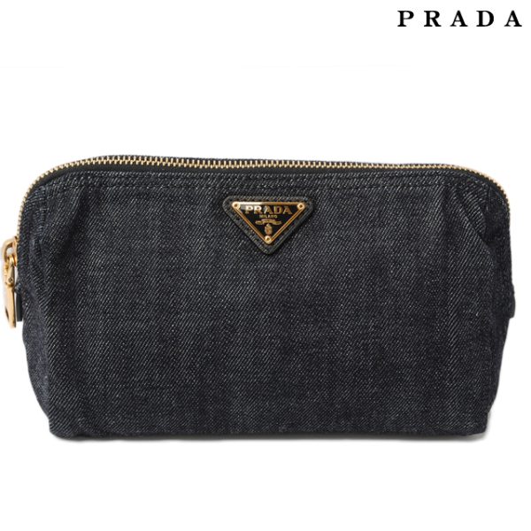 co p 168 1 Prada Pouch Denim Bag Blue