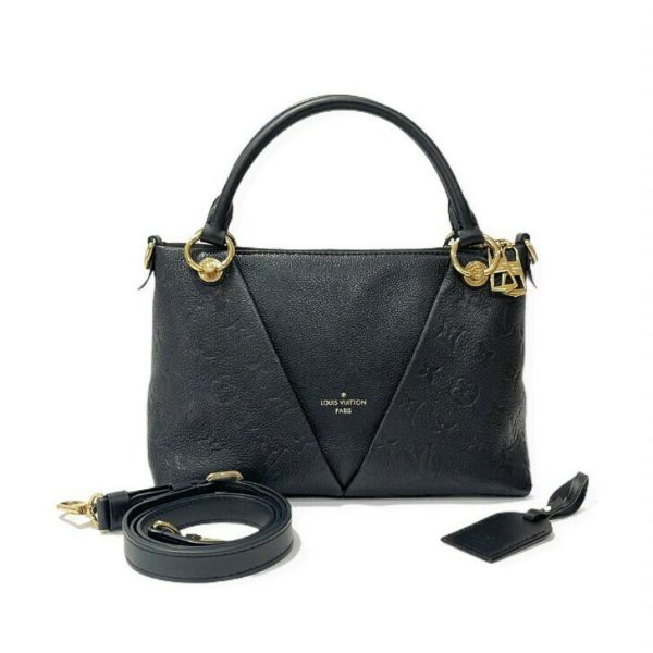 compass1635917655 Louis Vuitton V Tote Bb 2way Empreinte Bag Black