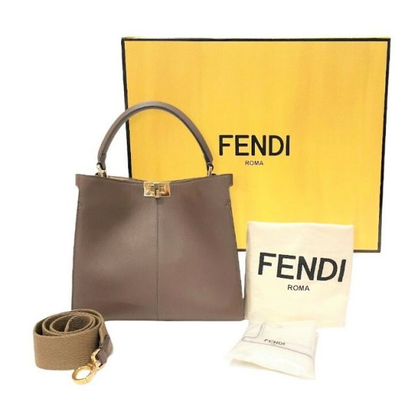 compass1642240473 Fendi Peekaboo X Rite Handbag Black