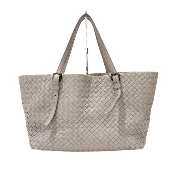 compass1650272039 Bottega Veneta Intrecciato Tote Bag Greige