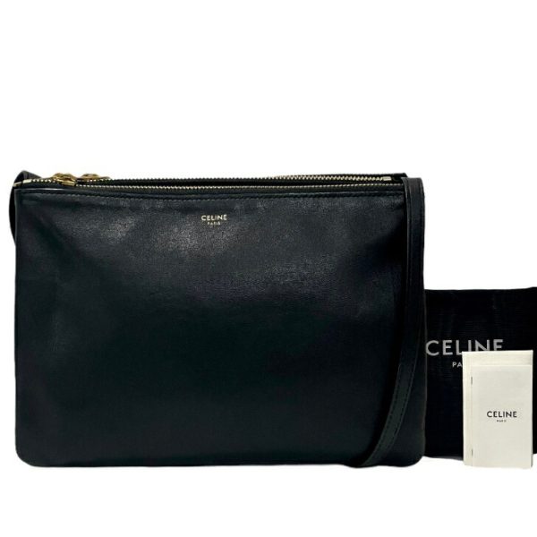 compass1658982622 Celine Trio Small Shoulder Bag Black