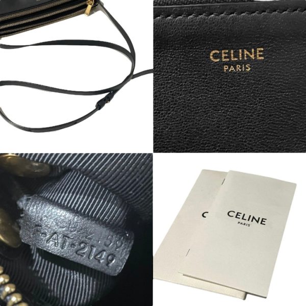 compass1658982692 Celine Trio Small Shoulder Bag Black