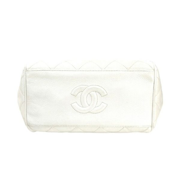 compass1667182015 Chanel Shoulder Bag Matelasse White