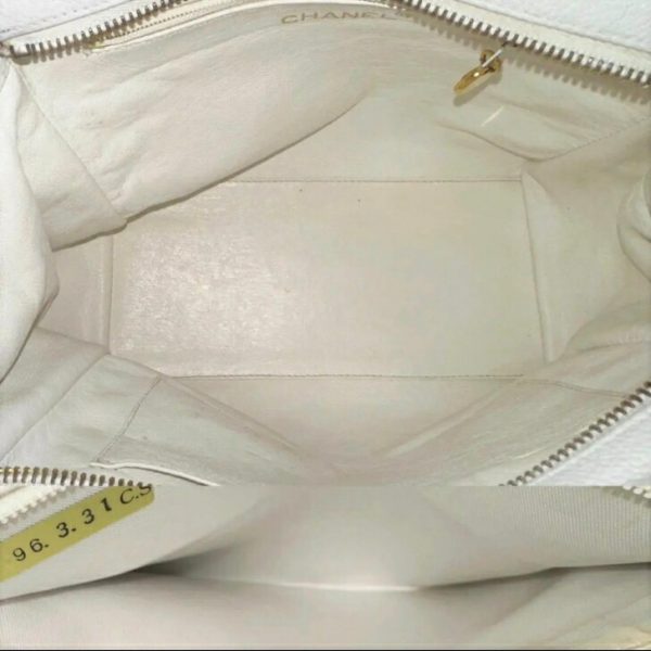 compass1667182031 Chanel Shoulder Bag Matelasse White