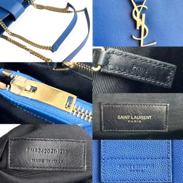 compass1673579575 Saint Laurent Paris Shoulder Bag Blue