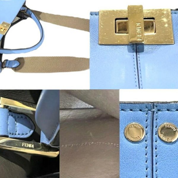 compass1675043486 Fendi Peekaboo X Lite Tote Blue