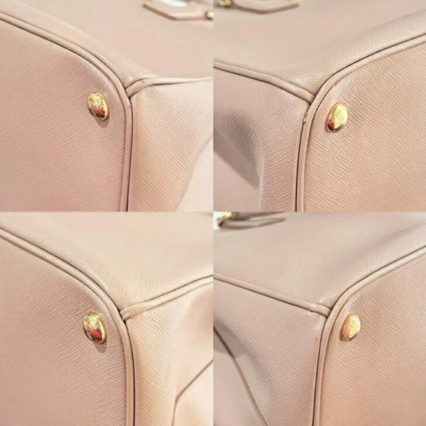 compass1680144202 Prada Saffiano 2way Handbag Pink