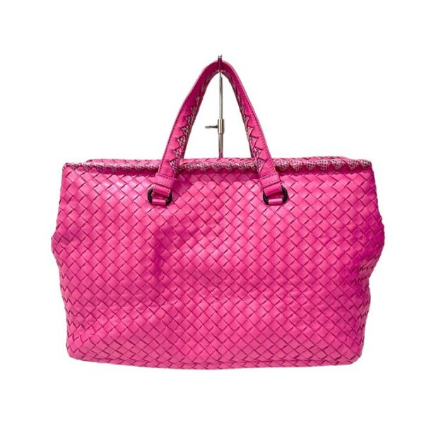 compass1681460144 Bottega Veneta Handbag Intrecciato Pink