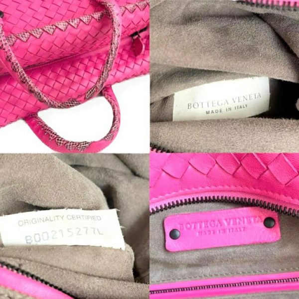 compass1681460186 Bottega Veneta Handbag Intrecciato Pink