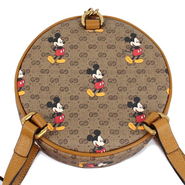 compass1682923020 GUCCI Mini GG Disney Mickey Brown Backpack Rucksack Mini Bag