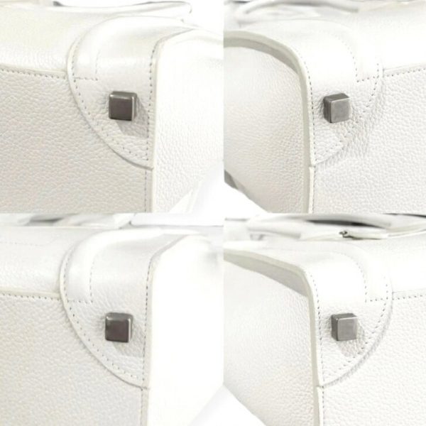 compass1683353401 Celine Luggage Micro Handbag White