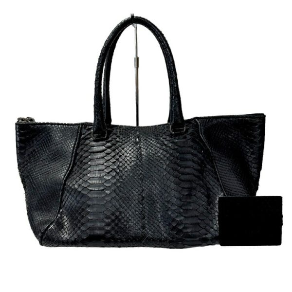 compass1686204626 Bottega Veneta Handbag Python Black