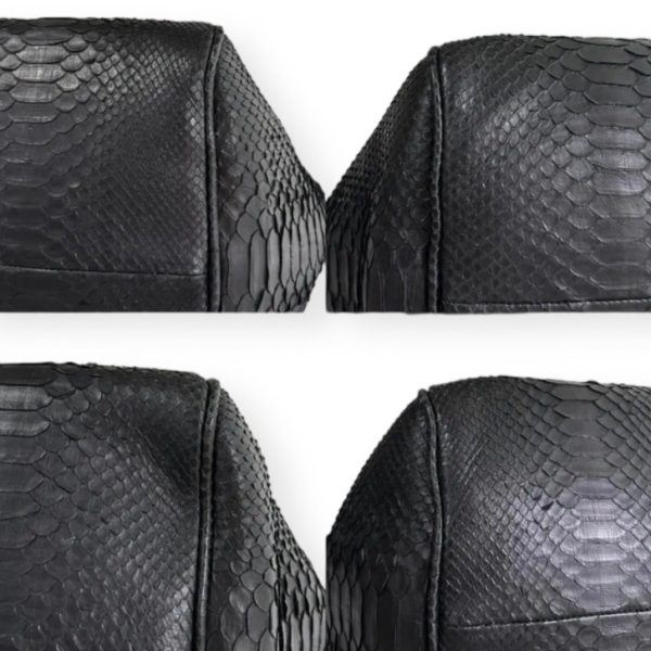 compass1686204687 Bottega Veneta Handbag Python Black