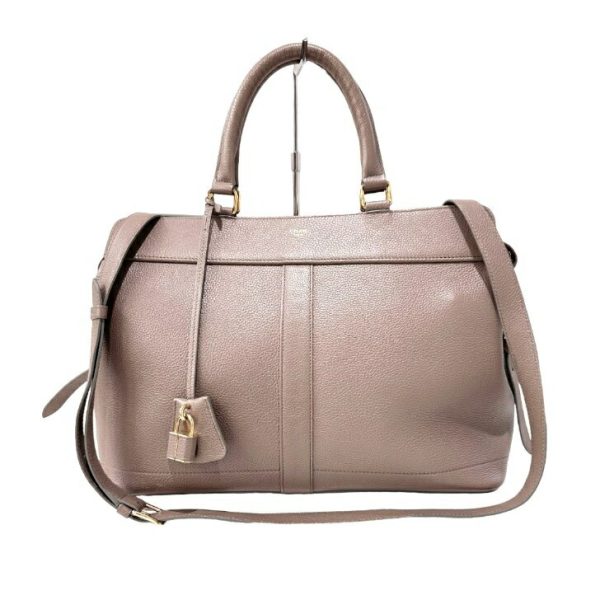 compass1691808712 Celine Cava De France 2way Handbag Pebble