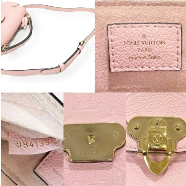 compass1691811340 Louis Vuitton Georges BB Monogram Empreinte Rose Poudre