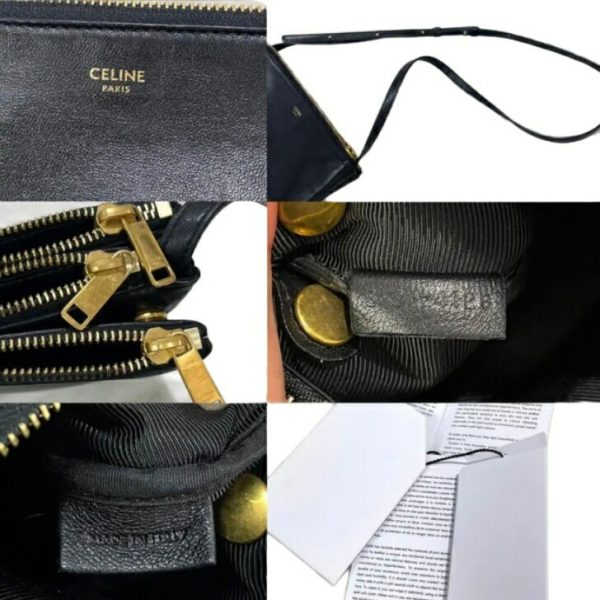 compass1695885887 Celine Trio Small Shoulder Bag Black