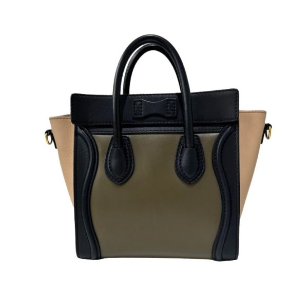 compass1696059006 Celine Luggage Nano 2way Handbag Tricolor