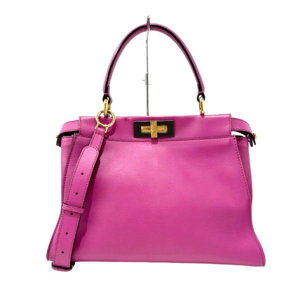 compass1696061615 Fendi Peekaboo Handbag Pink