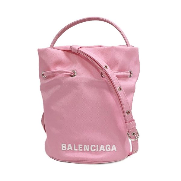 compass1696565087 BALENCIAGA Bucket Bag Pink