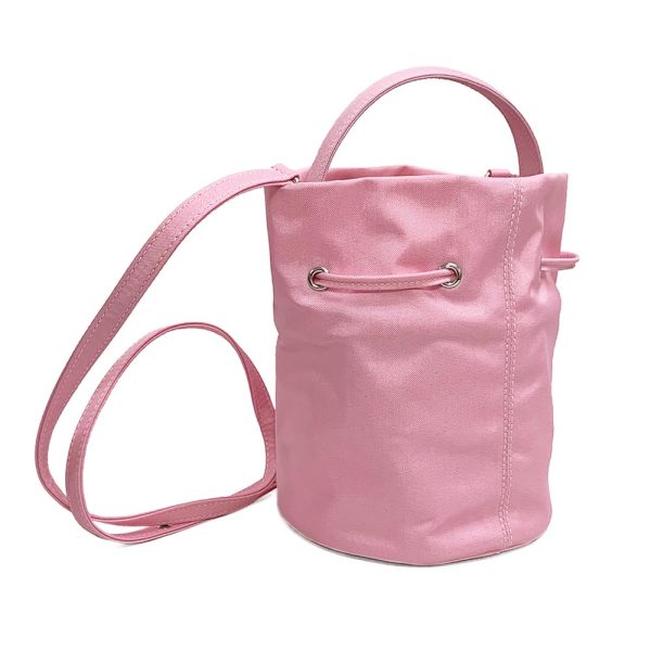 compass1696565097 BALENCIAGA Bucket Bag Pink