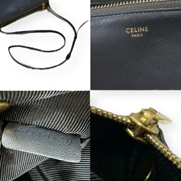 compass1697269770 Celine Trio Large Shoulder Bag Black