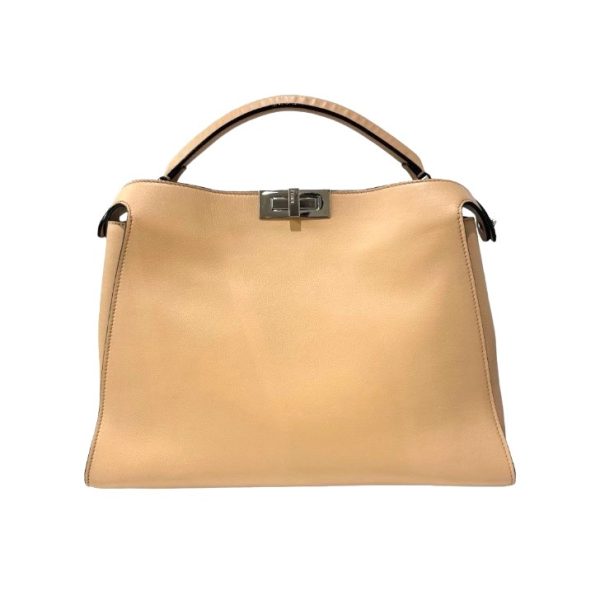 compass1699002627 Fendi Peekaboo Essential Handbag Beige