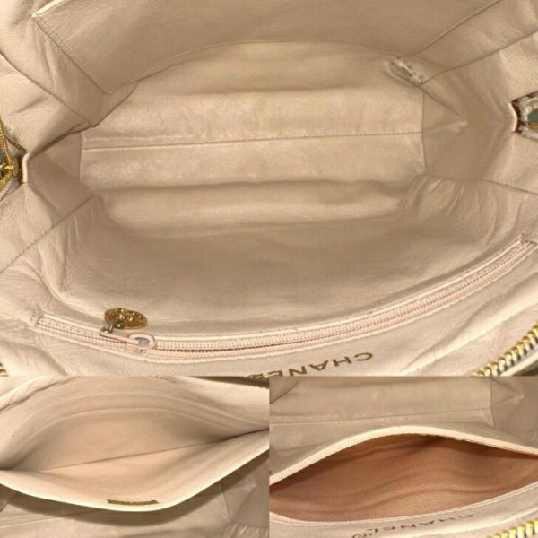 compass1699949861 Chanel Handbag Matelasse Decacoco Lambskin Beige