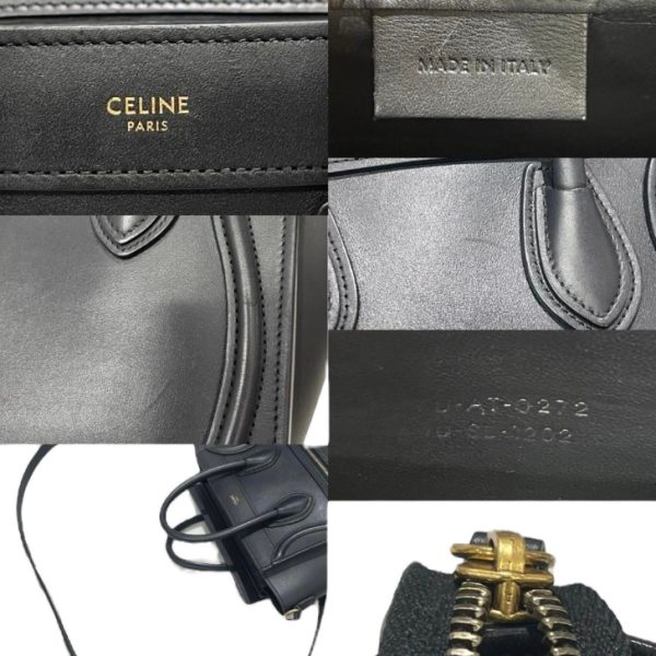 compass1702626405 Celine Luggage Nano 2way Handbag Black