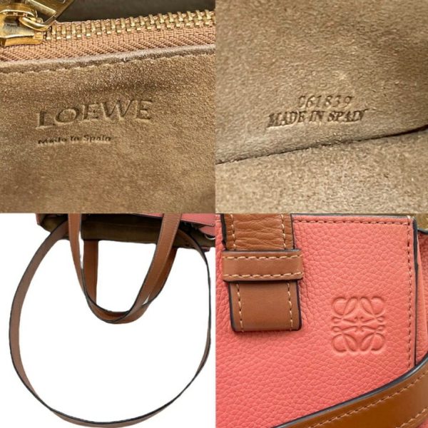 compass1716426172 Loewe Gate Top Handle Handbag Pink