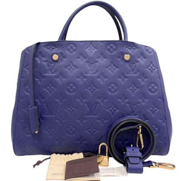 compass1716428038 Louis Vuitton Montaigne MM Monogram Empreinte Blue