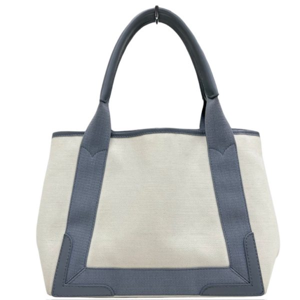 compass1716433254 Balenciaga Blue Cabas Tote White