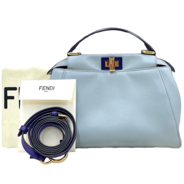 compass1718951411 Fendi Peekaboo Mini Handbag Purple