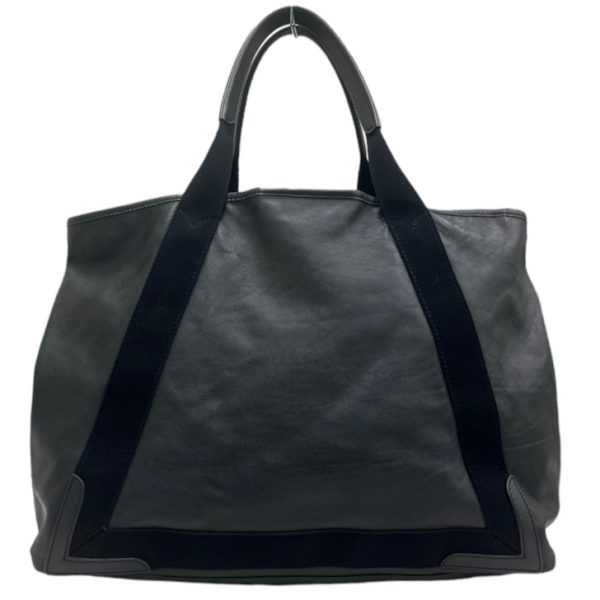 compass1718951710 Balenciaga Blue Cabas Tote Black