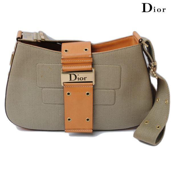 d 0422 1 Christian Dior Shoulder Bag Street Chic Khaki