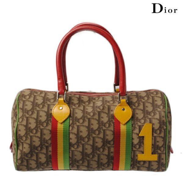 d 1251 1 Christian Dior Trotter Handbag Bag Rasta Color