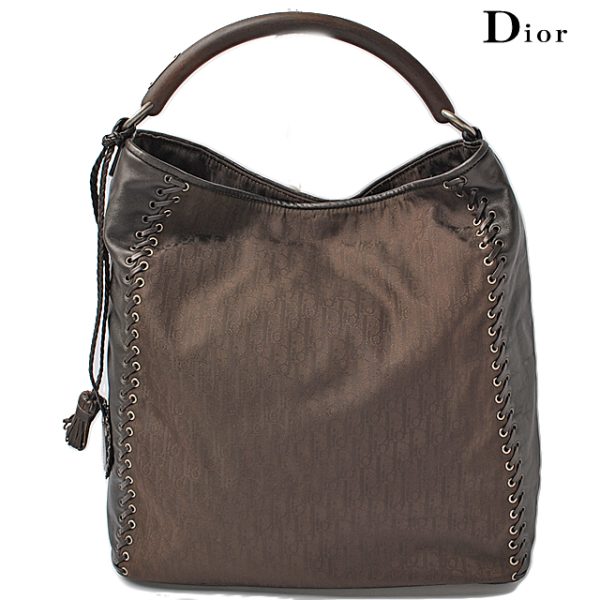 d 1411 1 Christian Dior Shoulder Bag Diorissimo Brown