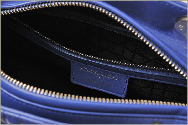 d 16 004 4 Christian Dior Handbag Cannage Blueberry