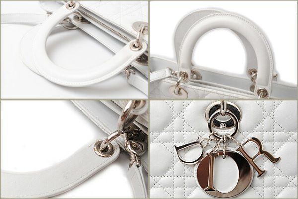 d 16 005 2 Christian Dior Handbag Dior White