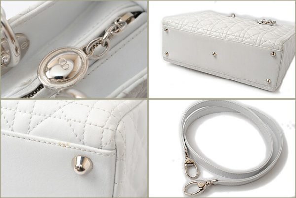 d 16 005 3 Christian Dior Handbag Dior White