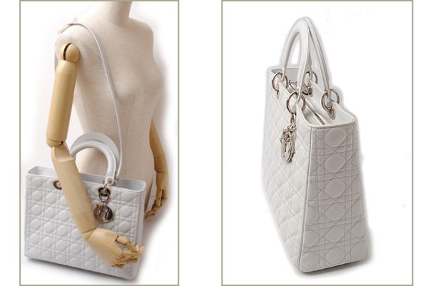 d 16 005 6 Christian Dior Handbag Dior White