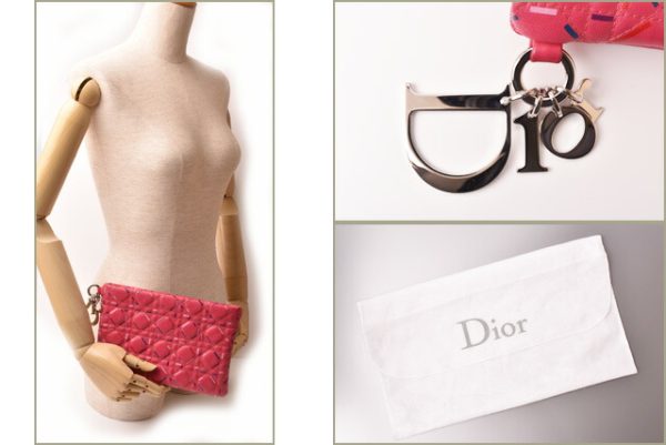 d 19 002 6 Christian Dior Clutch Bag Dior Pink