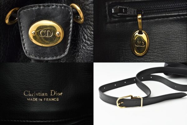 d 20 003 6 Christian Dior Shoulder Bag Black