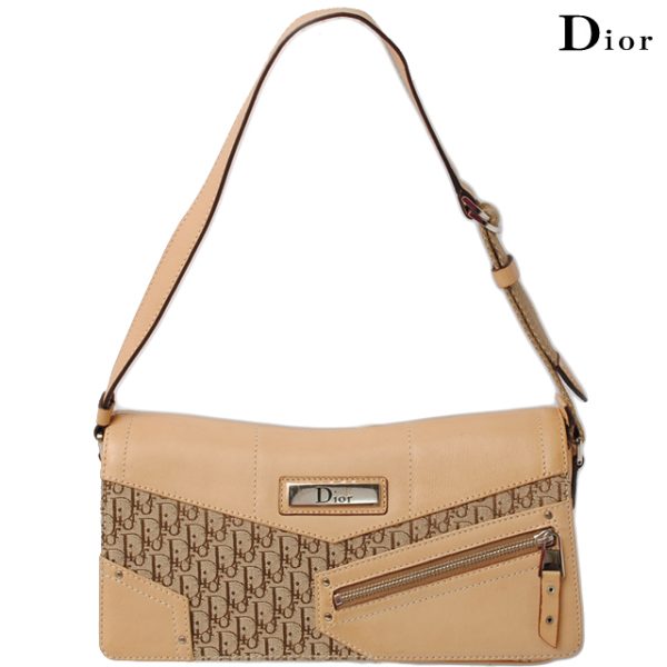 d 238 1 Christian Dior Shoulder Bag Street Chic Beige