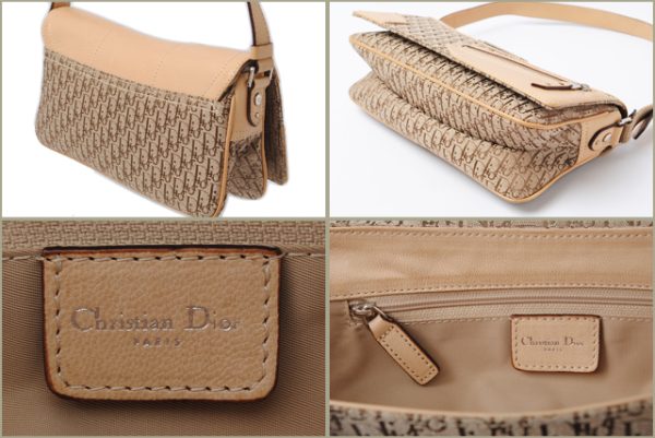 d 238 3 Christian Dior Shoulder Bag Street Chic Beige