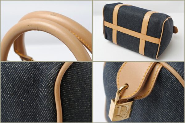 d 533 2 Christian Dior Mini Bag Calf Denim