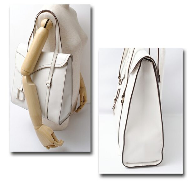 d 784 6 Christian Dior Shoulder Bag White