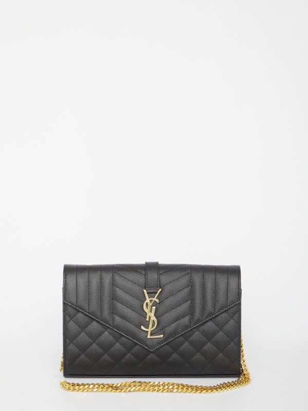 d7654bd08bc2bcd le 1 Yves Saint Laurent Fall Winter Clutch Bag Black