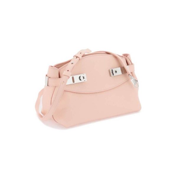 d771aabdd38bfd0 ik 3 Salvatore Ferragamo Small Hug Pouch Clutch Bag Pink Rosa